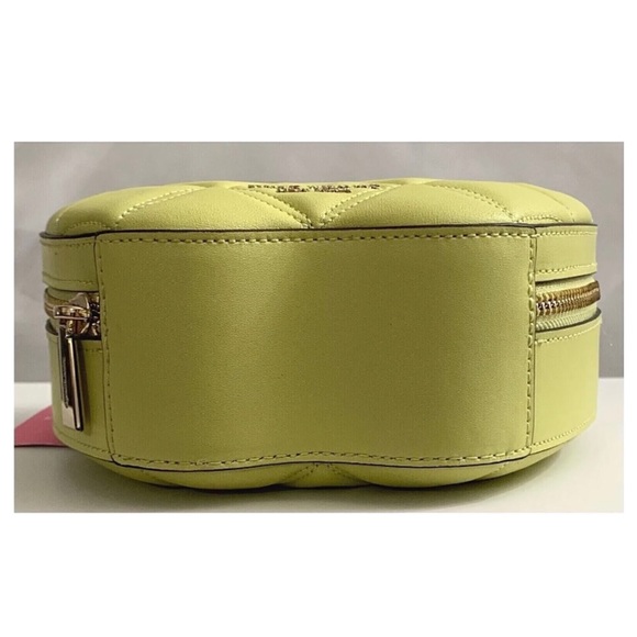 NWT Kate Spade ♠️ HONEYCRISP APPLE Quilted Smooth Leather Crossbody Bag/Purse - Picture 5 of 9